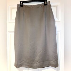Talbot's Elegant Gray/silver Women's Skirt